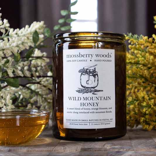 Wild Mountain Honey Rustic Candle